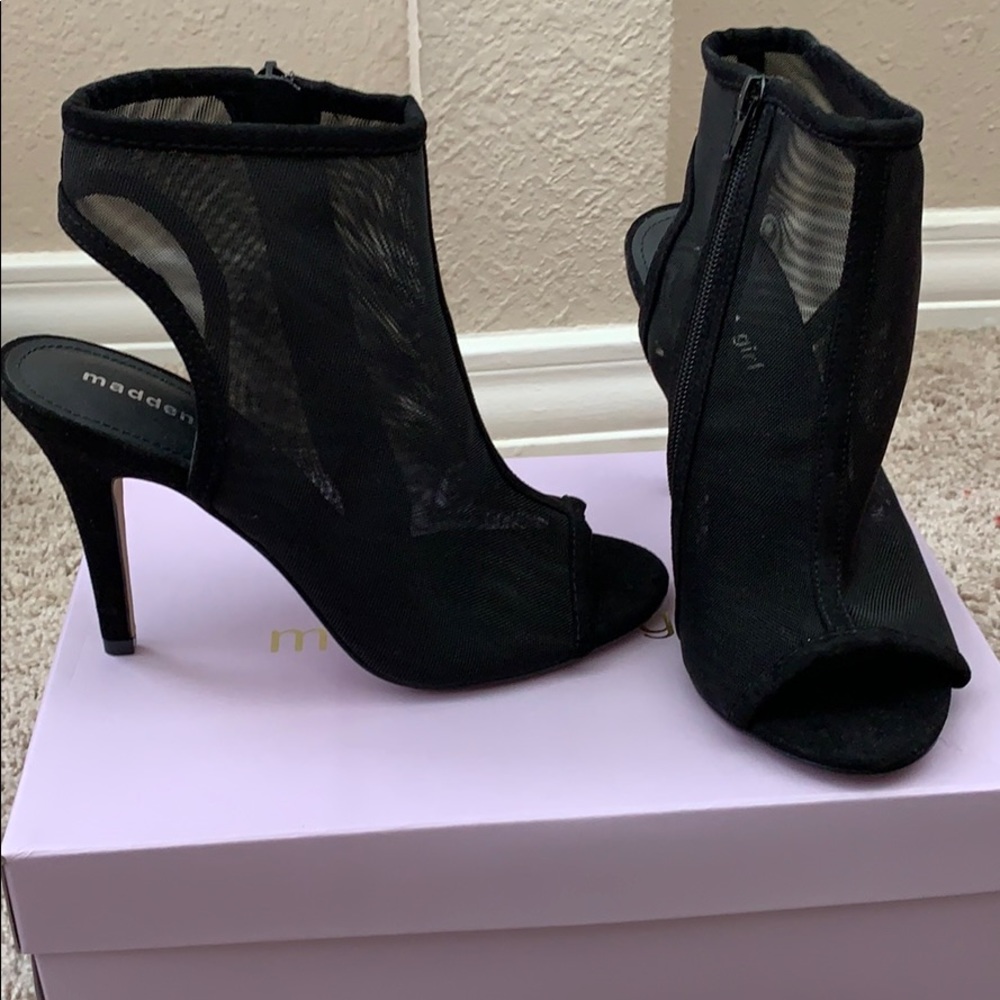 Madden Girl Black Booties
